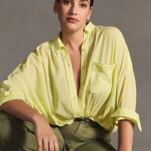 Anthropologie Pilcro Twist Front Blouse